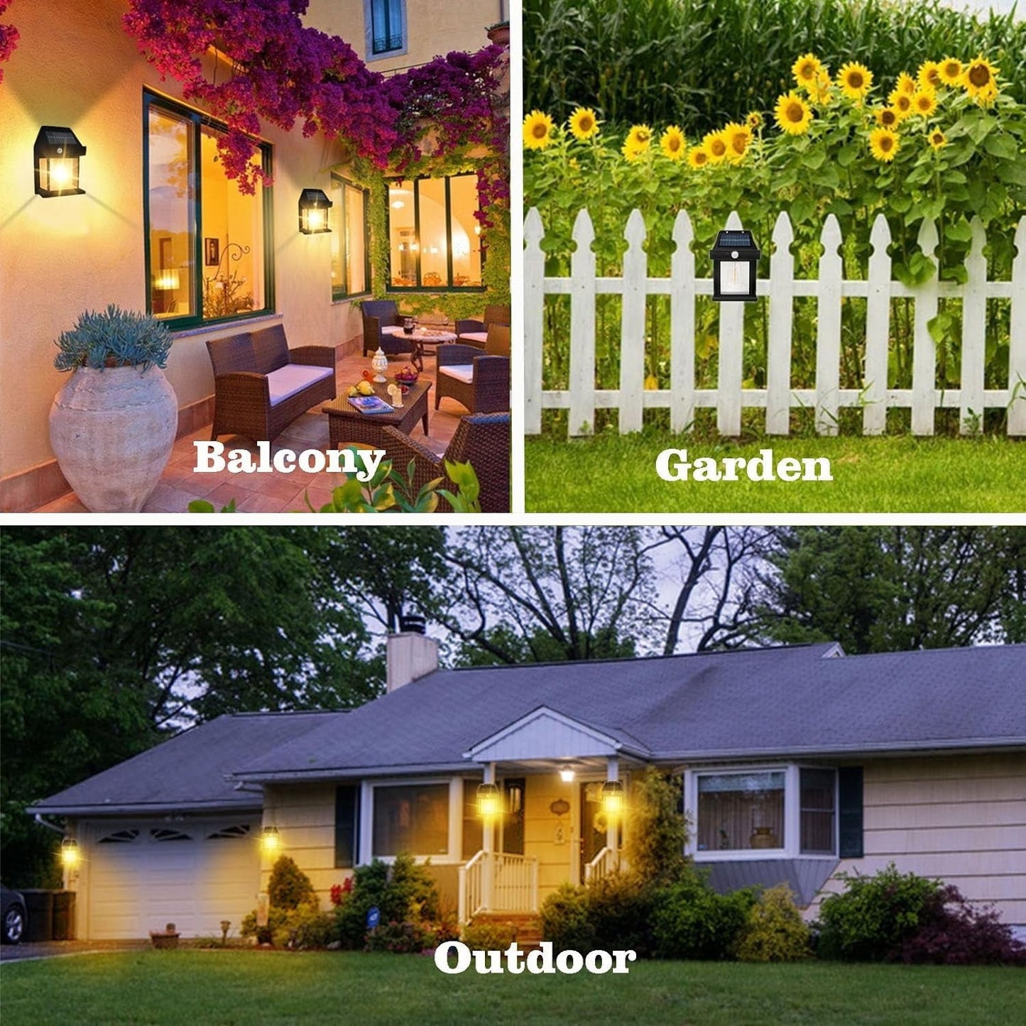  Solar Wall Lamp – Wireless Outdoor Light with Motion Sensor - comparison shot