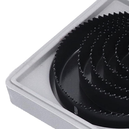 Drill Hole Cutter, Carbon Steel High Accuracy Incisive Hole Saw for Cutting PCV  (18 Pcs Set)