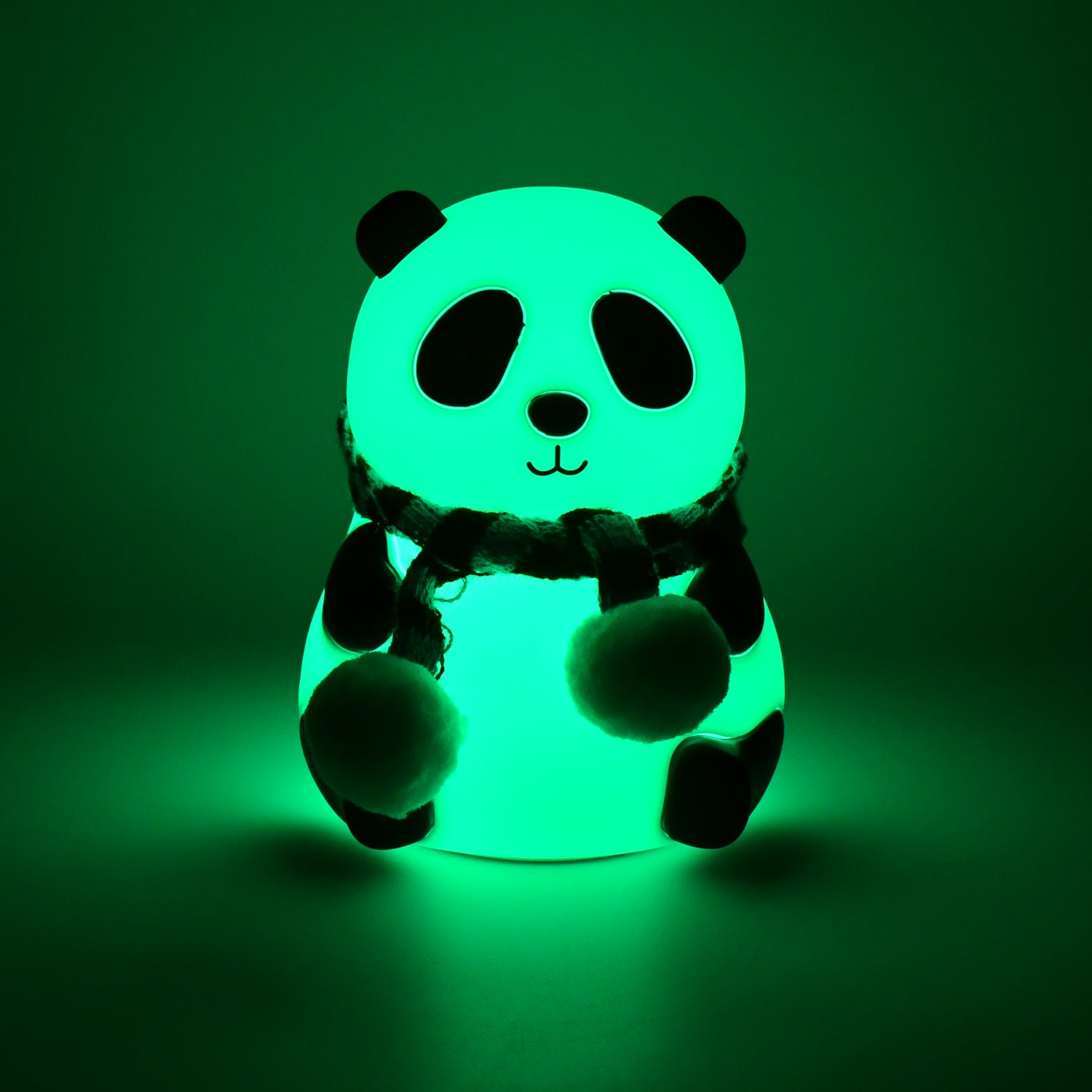 7 Color LED Silicone Panda Lamp