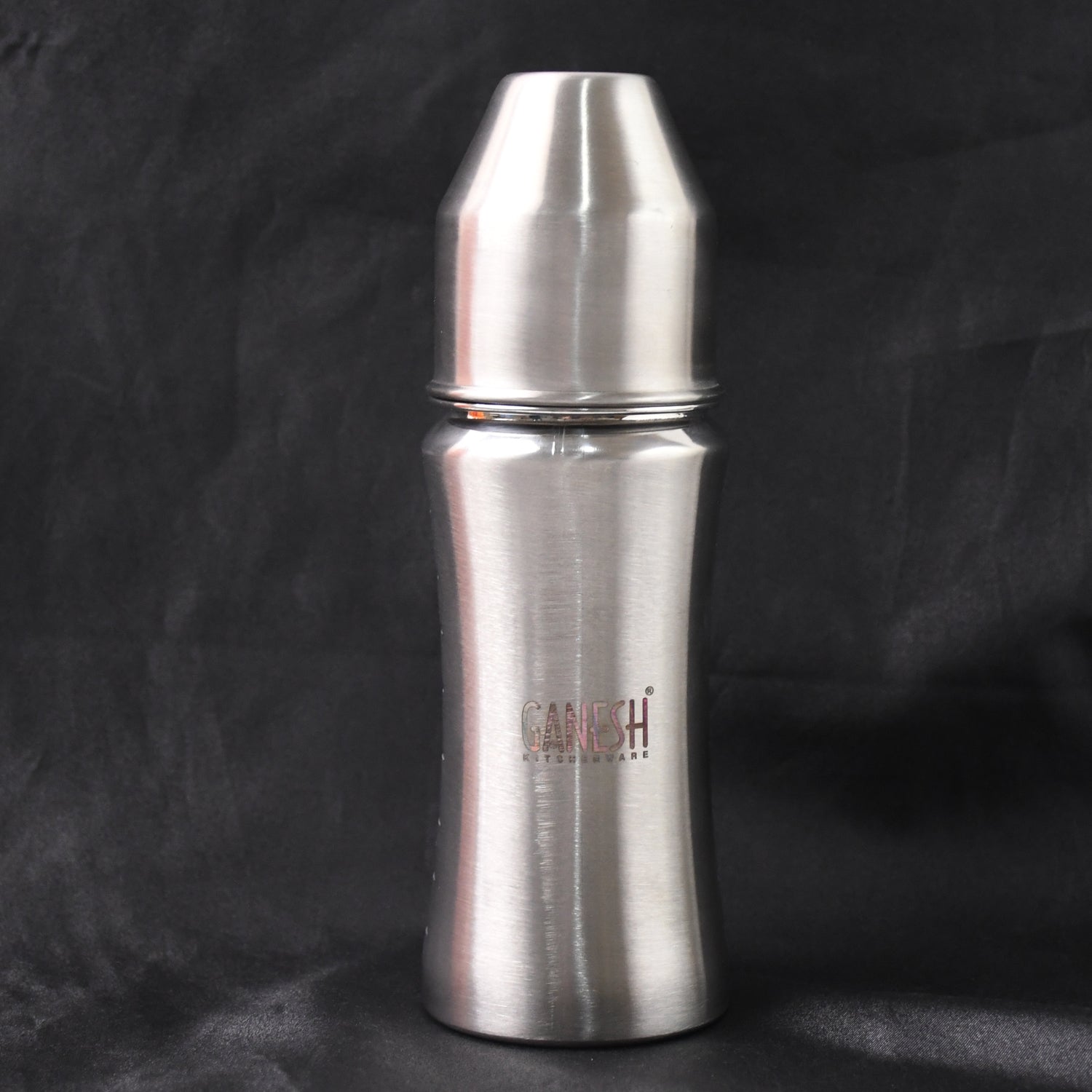 Ganesh steel baby bottle for newborns and infants – hygienic and easy to clean