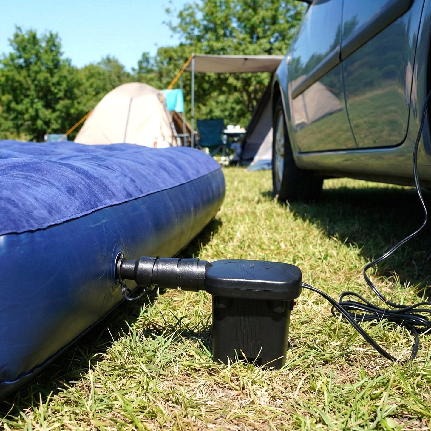 Electric air pump for car bike tires