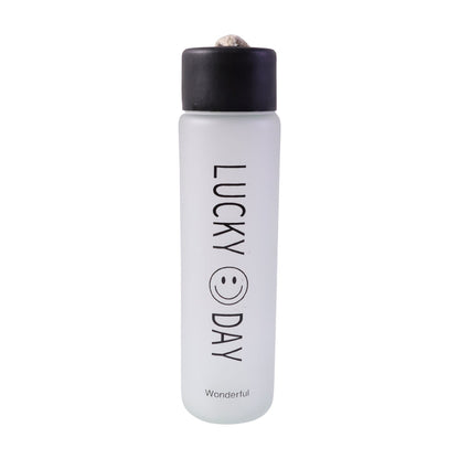 portable glass water bottle