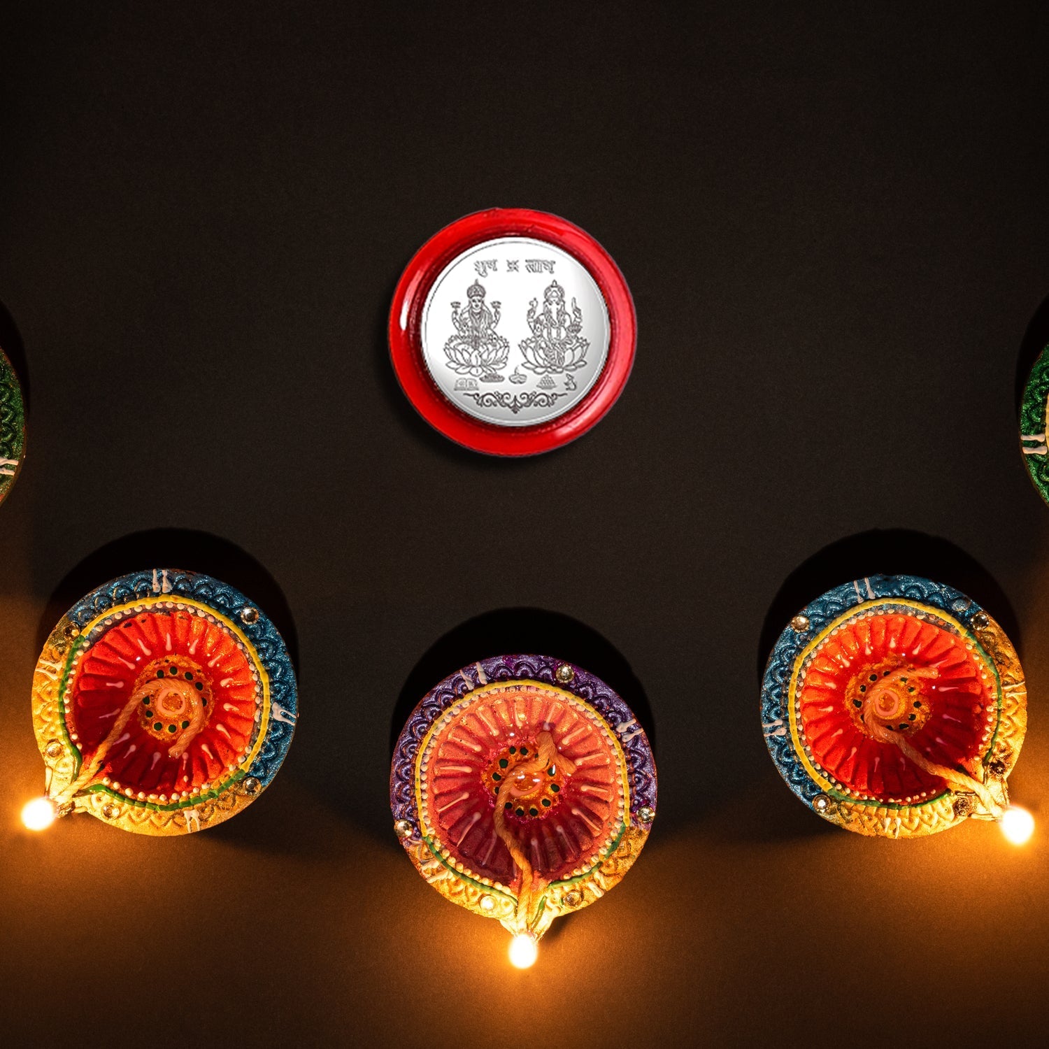 Pooja Coin with transparent tamperproof packaging