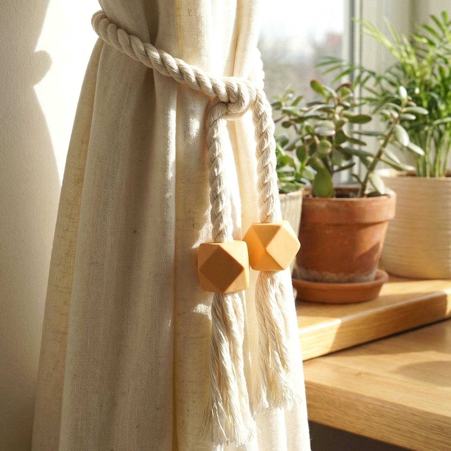 Reusable magnetic curtain accessory