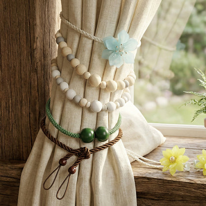 Decorative curtain band for living room
