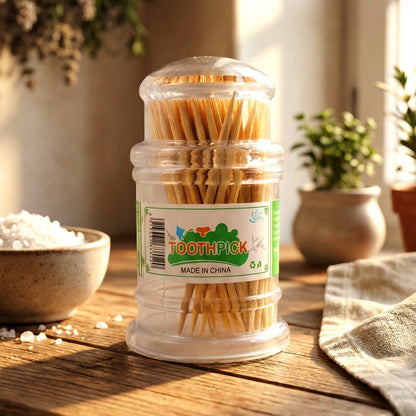 Classic wooden toothpick stand