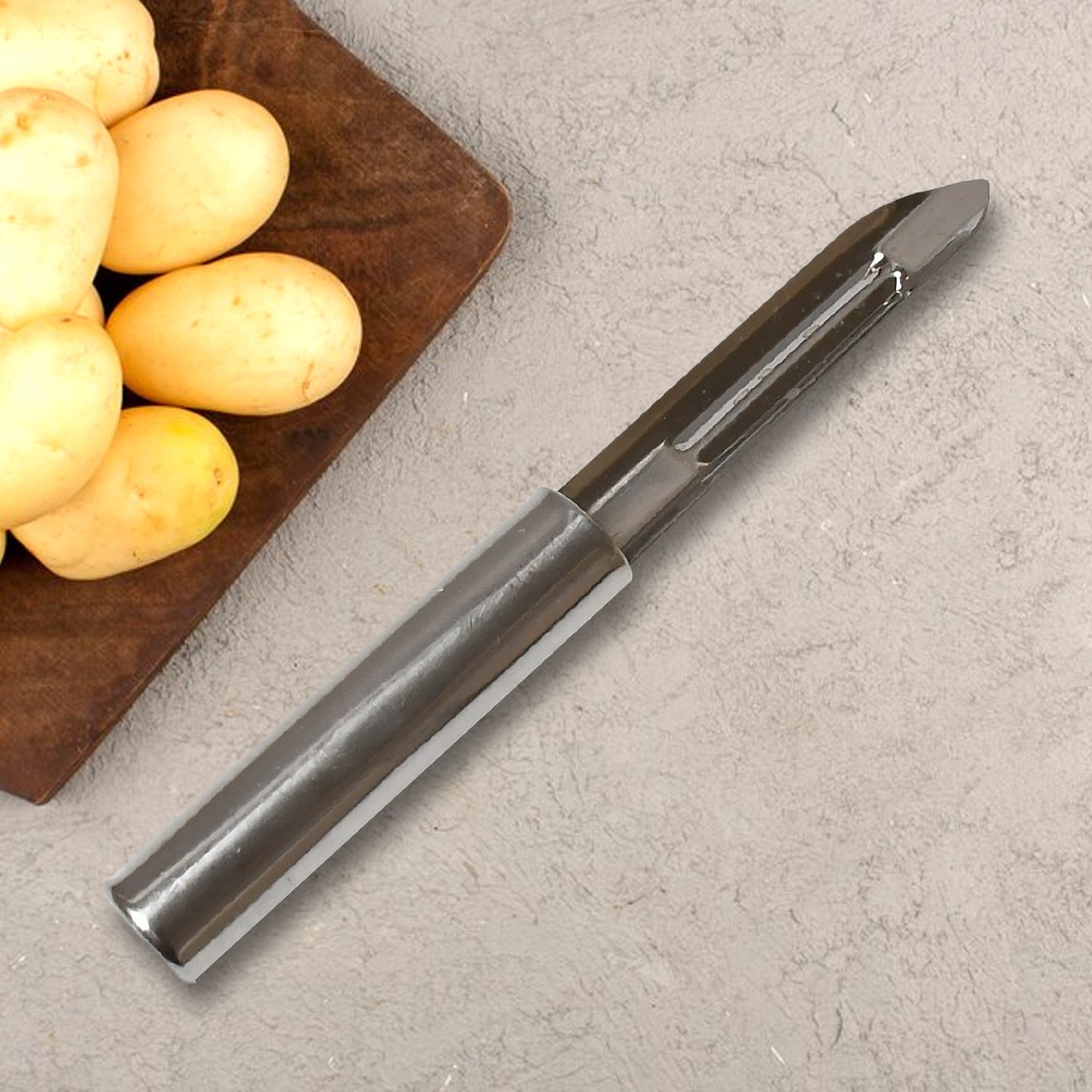 Stainless Steel Peeler Set – Multi-Purpose Handle for Peeling & Shredding (12 Pc)