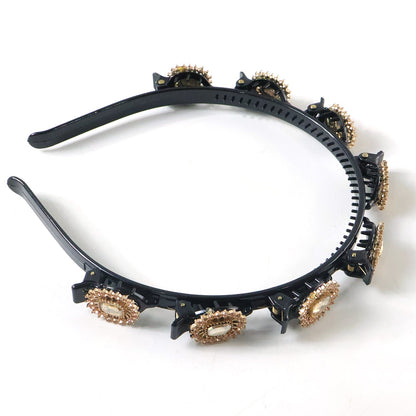 luxury gold hairband accessory