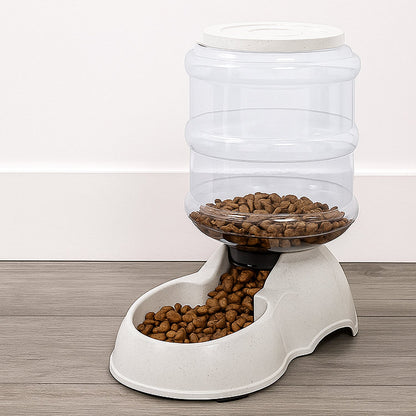 Automatic gravity pet food dispenser for dogs and cats – self-refilling dry food feeder India