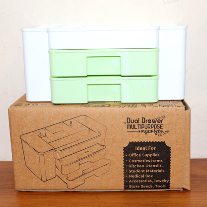 2-Layer Desktop Storage Organizer - (1 Pc)
