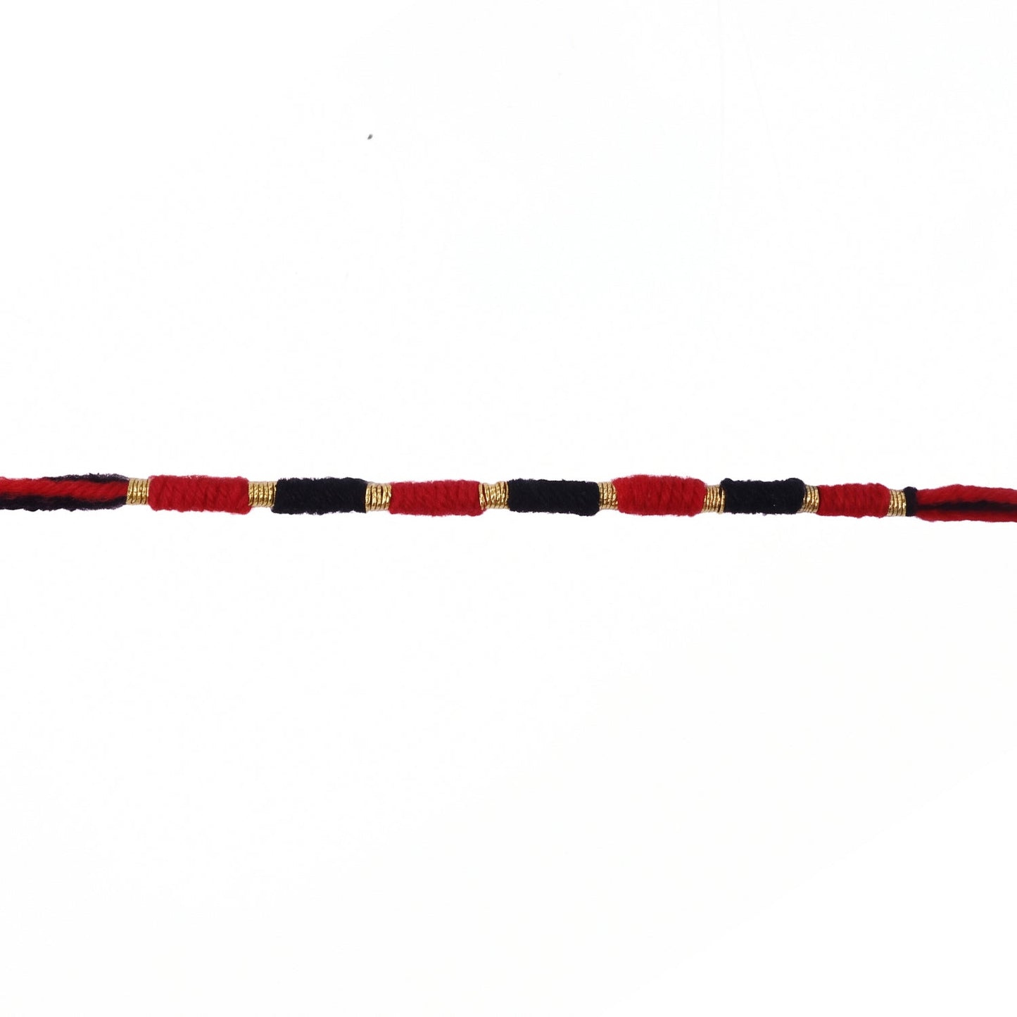 Cotton Thread Rakhi Red & Black