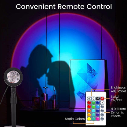  Multi Colors Sunset Lamp Projection - feature