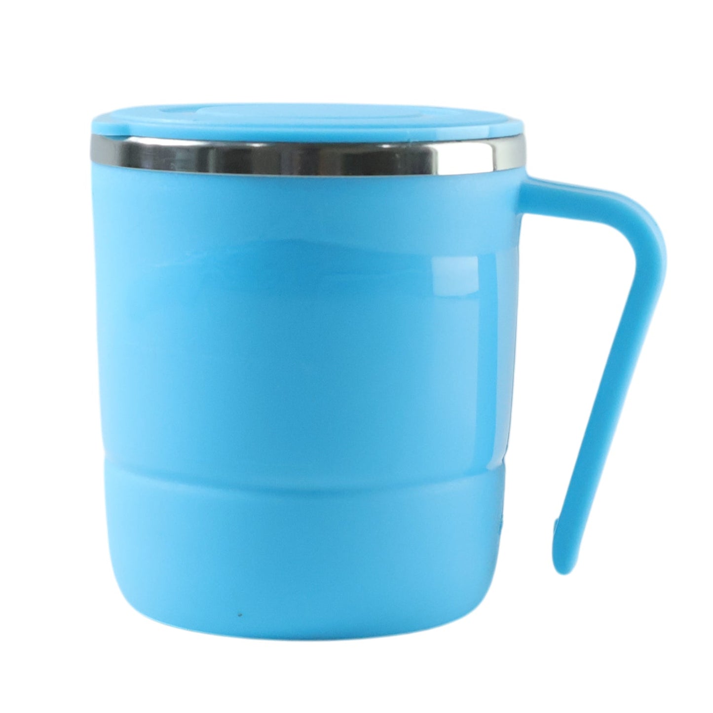 350ml Stainless Steel Mug: Insulated, Leakproof Lid, Hot/Cold Drinks (Mix Color)