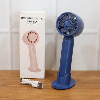  Rechargeable Mini Handheld Fan - comparison shot