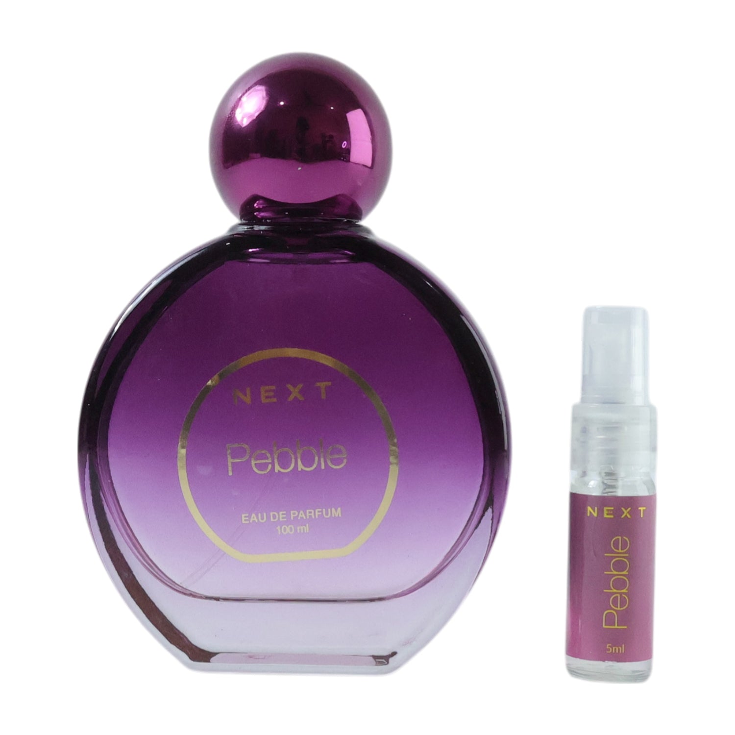 elegant Pebble scent perfume bottle view