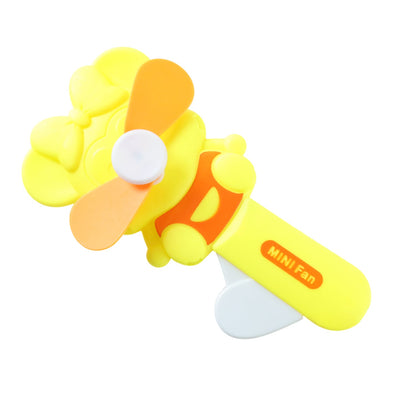 Hand Press Mini Portable Fan Toy (1 Pc, Mix Color & Design)