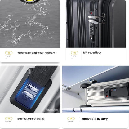  Electric Suitcase Smart Scooter Riding Luggage - packaging shot