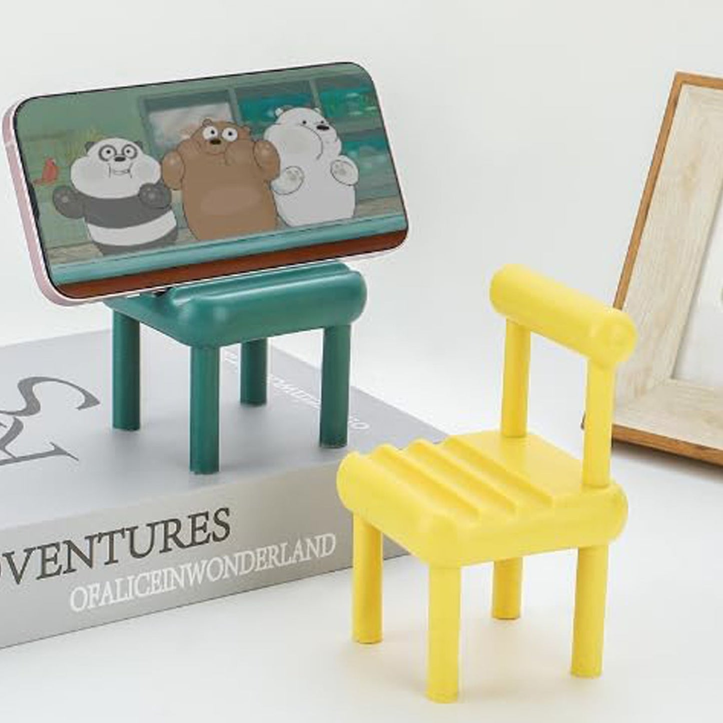 Mini Chair Phone Holder for All Mobile Phones (1 Pc)