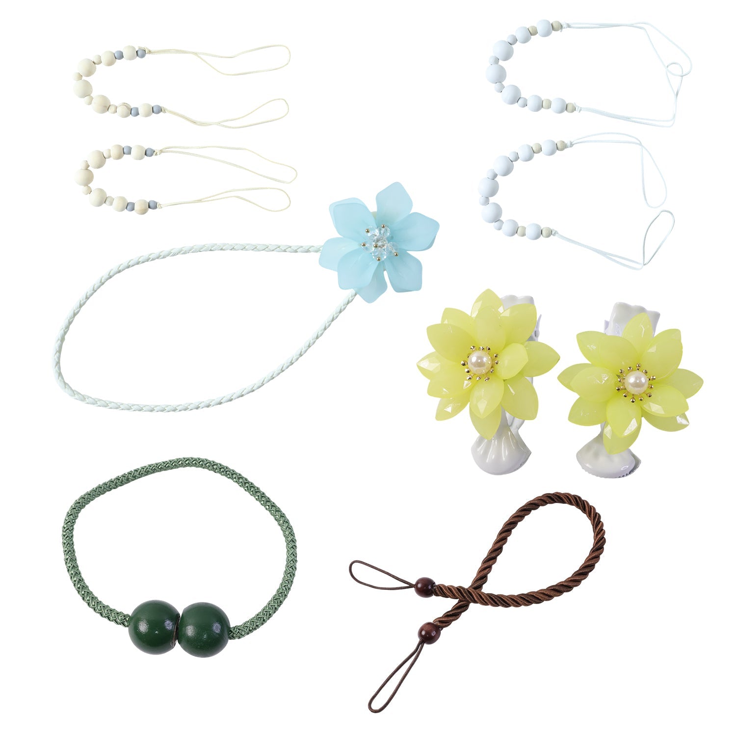 Designer drapery tieback accessory
