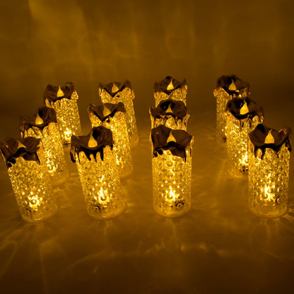 LED Flameless Golden Candle