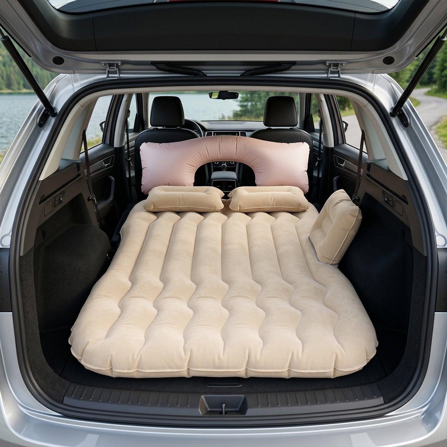 car air mattress bed set inflatable