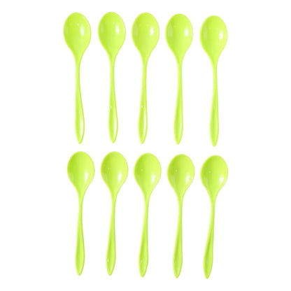 Fancy Spoon Used While Eating and Serving Food Stuffs Etc (10 Pcs)
