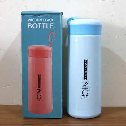 Plastic Flask Water Bottle - (Color Blue / 1 Pc / 400ML)