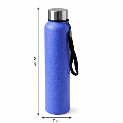 Classic Stainless Steel Water Bottle Blue Color (1000 ML, 1 Pc)