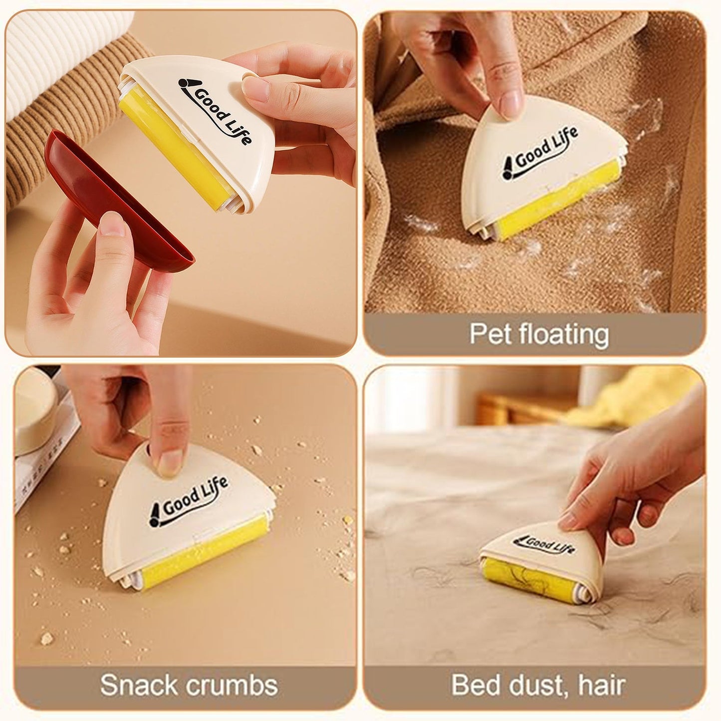 Small Lint Roller | Reusable Lint Roller Pet, Multifunctional Portable Lint Roller