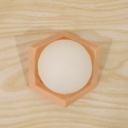 LED Ball Night Lamp with Wooden Stand (1 Pc)
