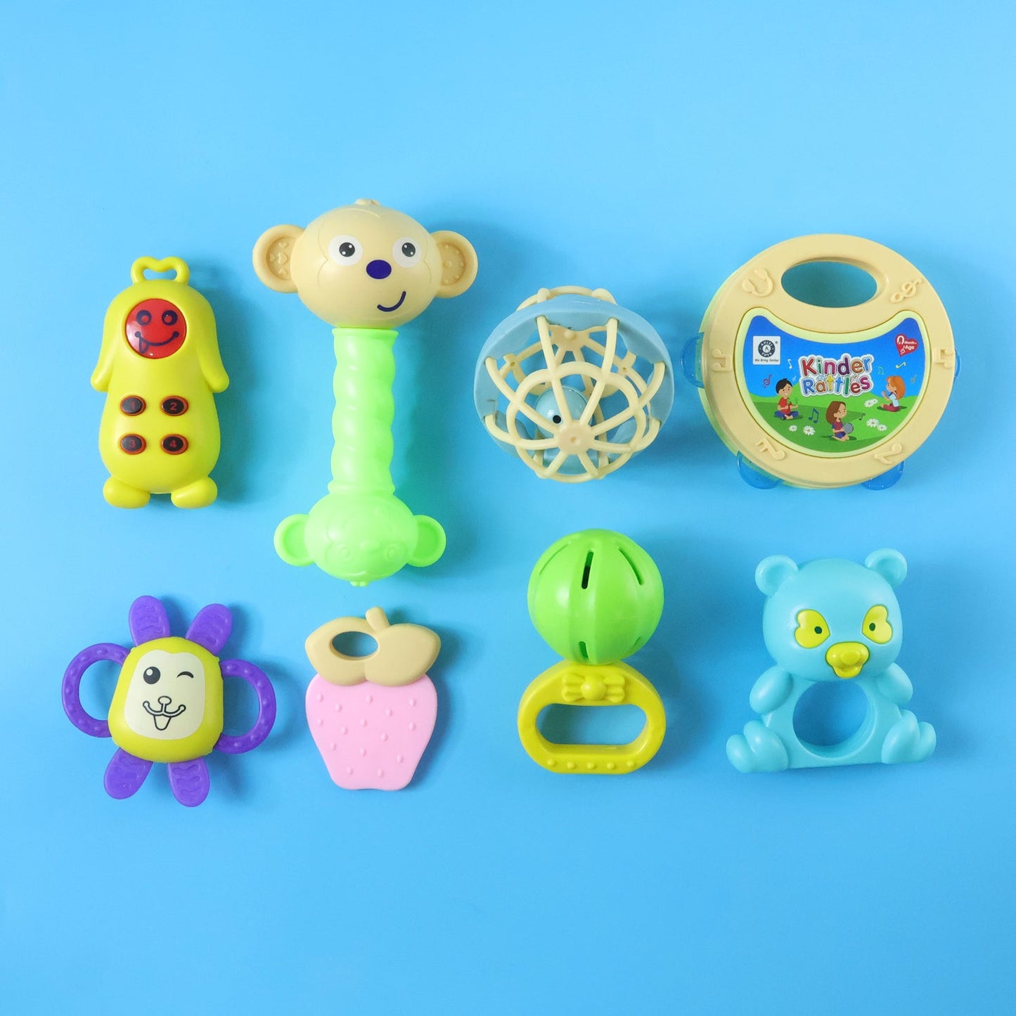 AT37 Rattles Baby Toy and game for kids for playing and enjoying purposes.