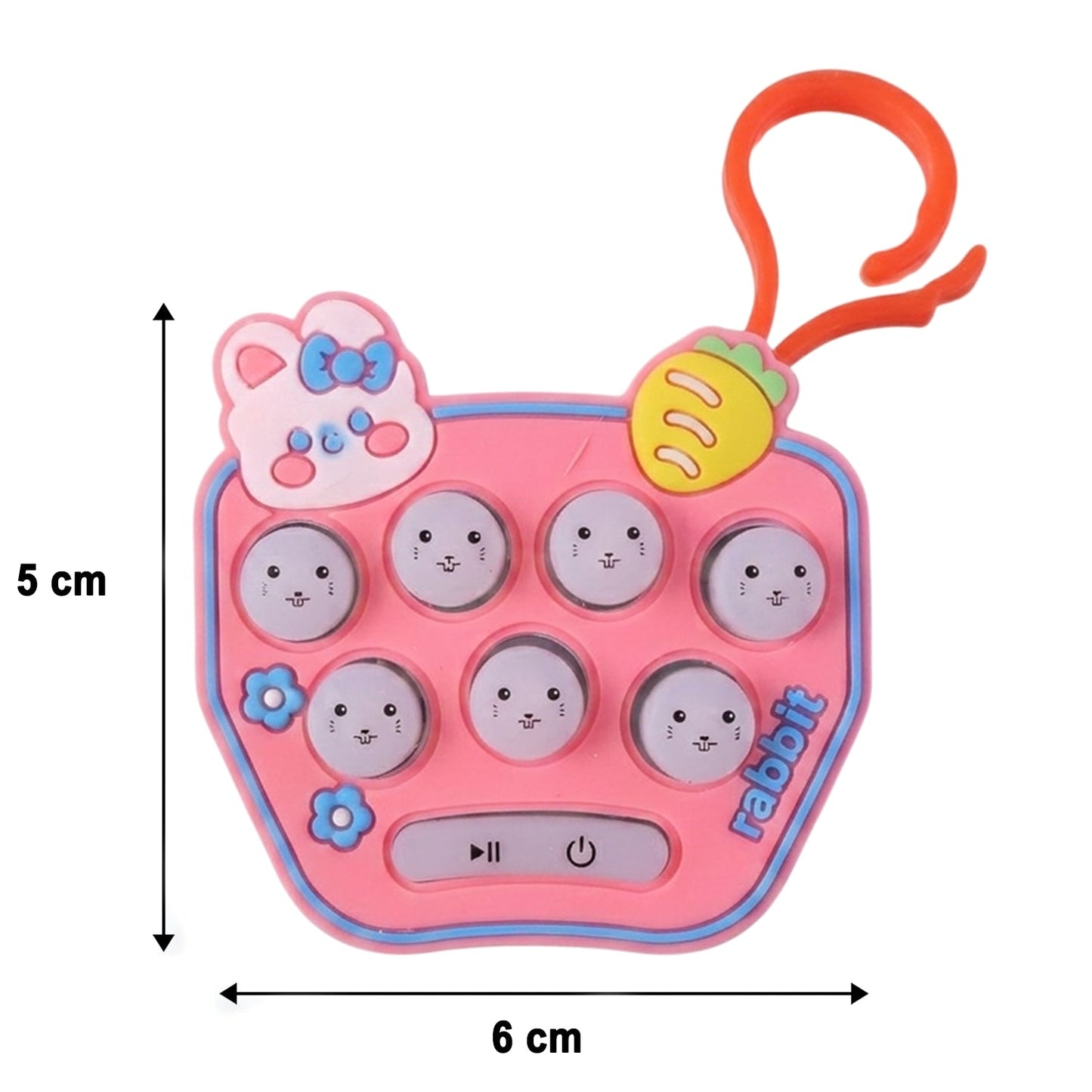cute cartoon music toy keychain
