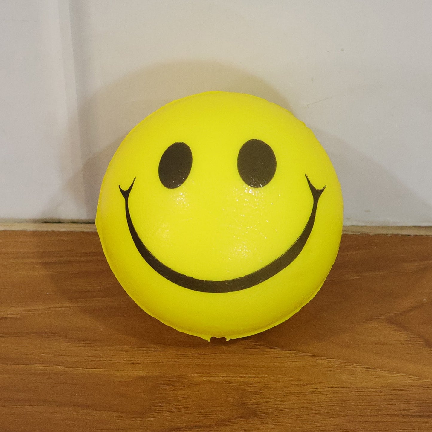 foam stress ball toy smiley design