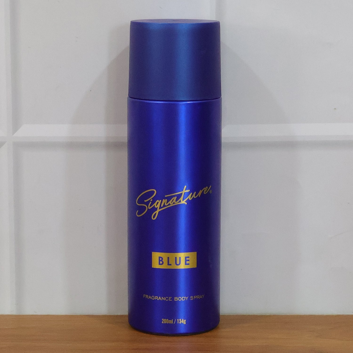 premium blue deodorant body spray