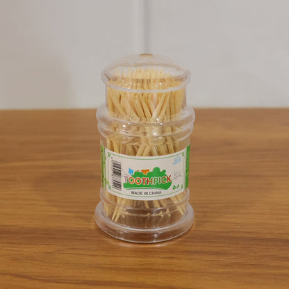 Natural wood toothpick case