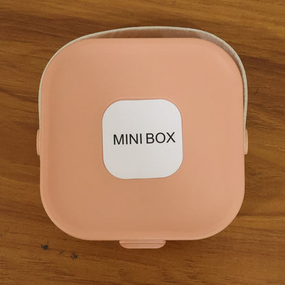 Mini jewellery box with mirror back view India