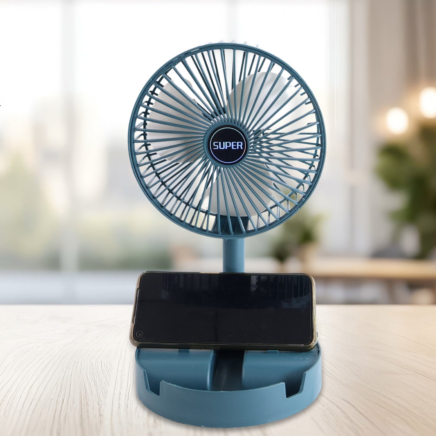  Adjustable Portable Desktop Fan - alternative angle