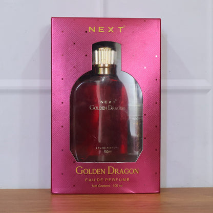 stylish Golden Dragon perfume bottle front view