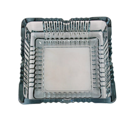 Square Glass Misti Crystal Quality Cigar Cigarette Ashtray