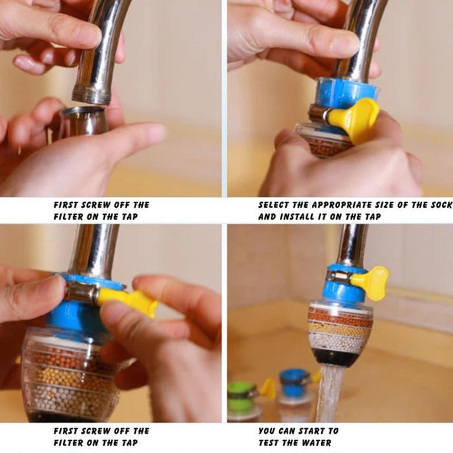  Water Faucet Clean Purifier Filter Cartridge - alternative angle