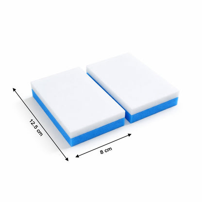 Dual Layer Cleaning Sponge Eraser Pads (2 Pc)
