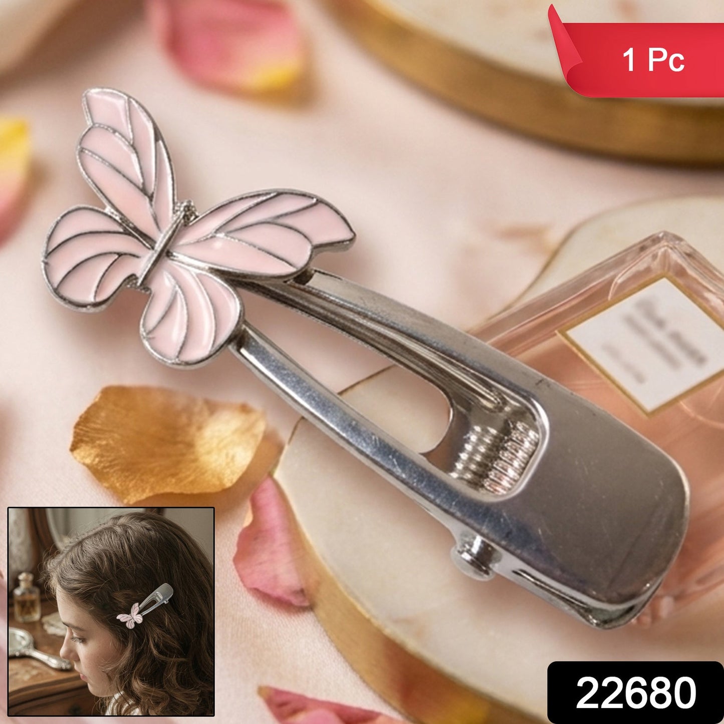 butterfly design hair clip