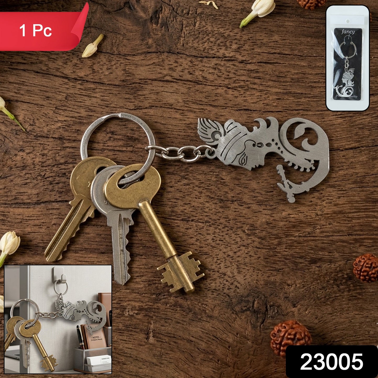 Artistic Metal Key Ring