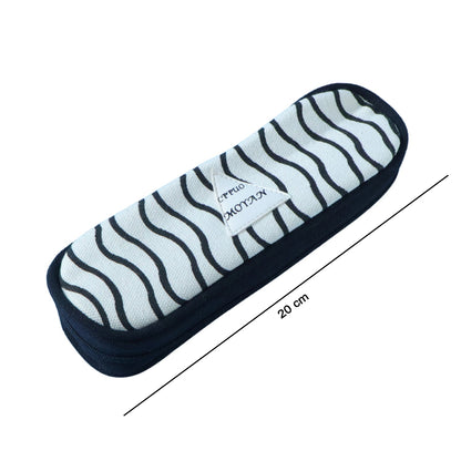 Premium Fabric Zipper Pencil Pouch (1 Pc)