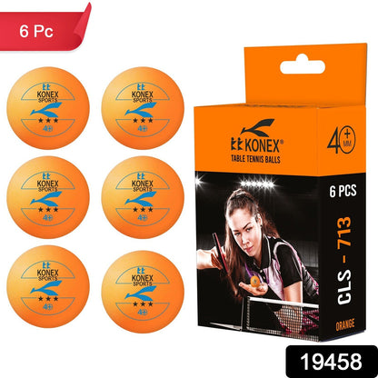 Professional Table Tennis Balls (6 Pc)