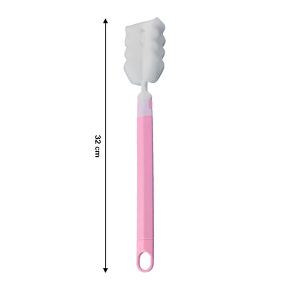 Long Handle Silicone Bottle Cleaning Brush 32 cm (1 Pc)