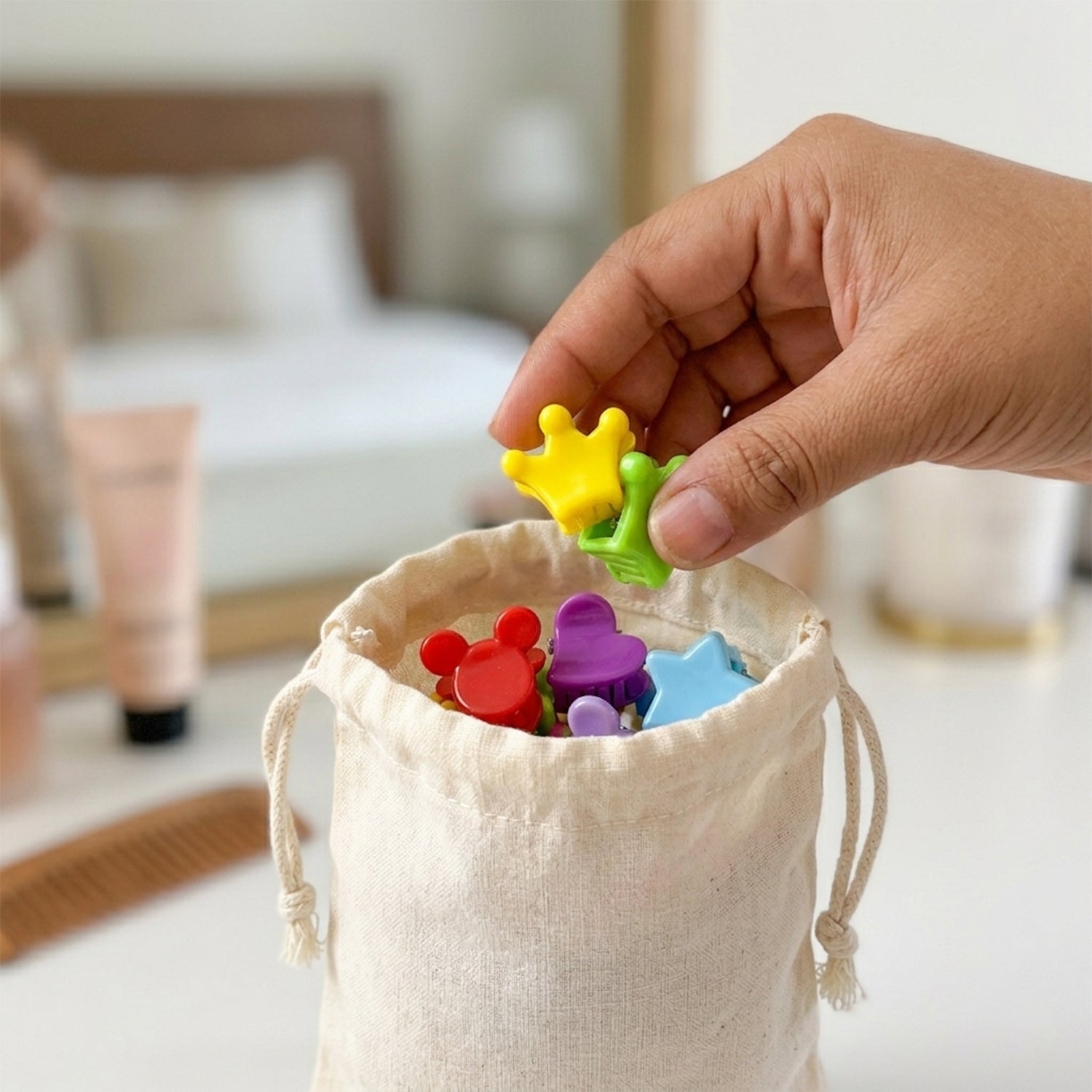 cute mini hair clips for girls