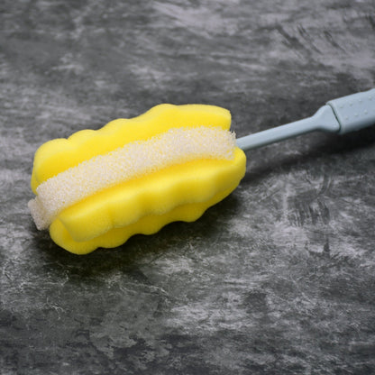 Sponge bottle brush for cleaning milk bottles, mugs and cups – kitchen cleaning tool India