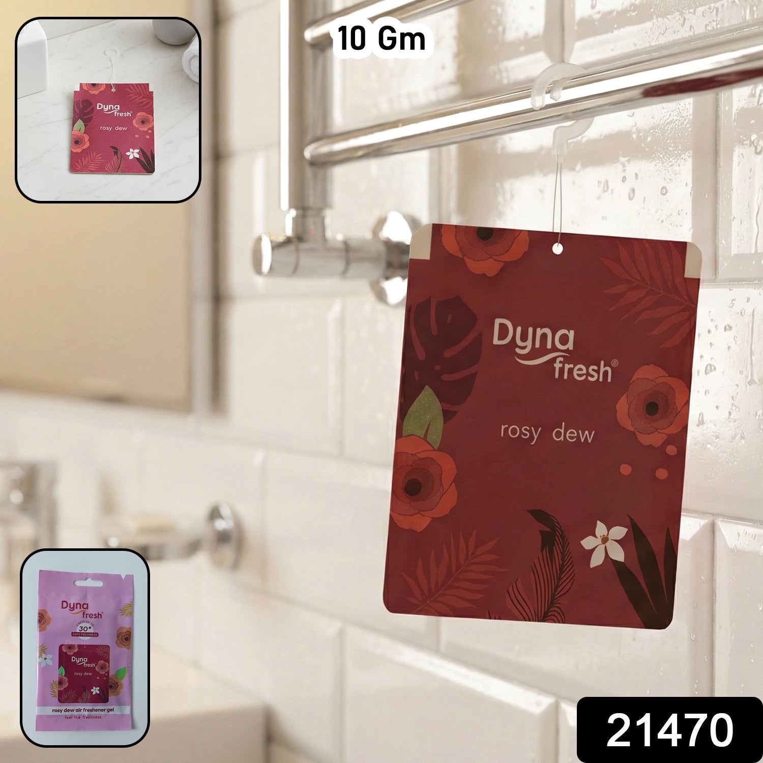 Rosy dew fragrance gel air freshener