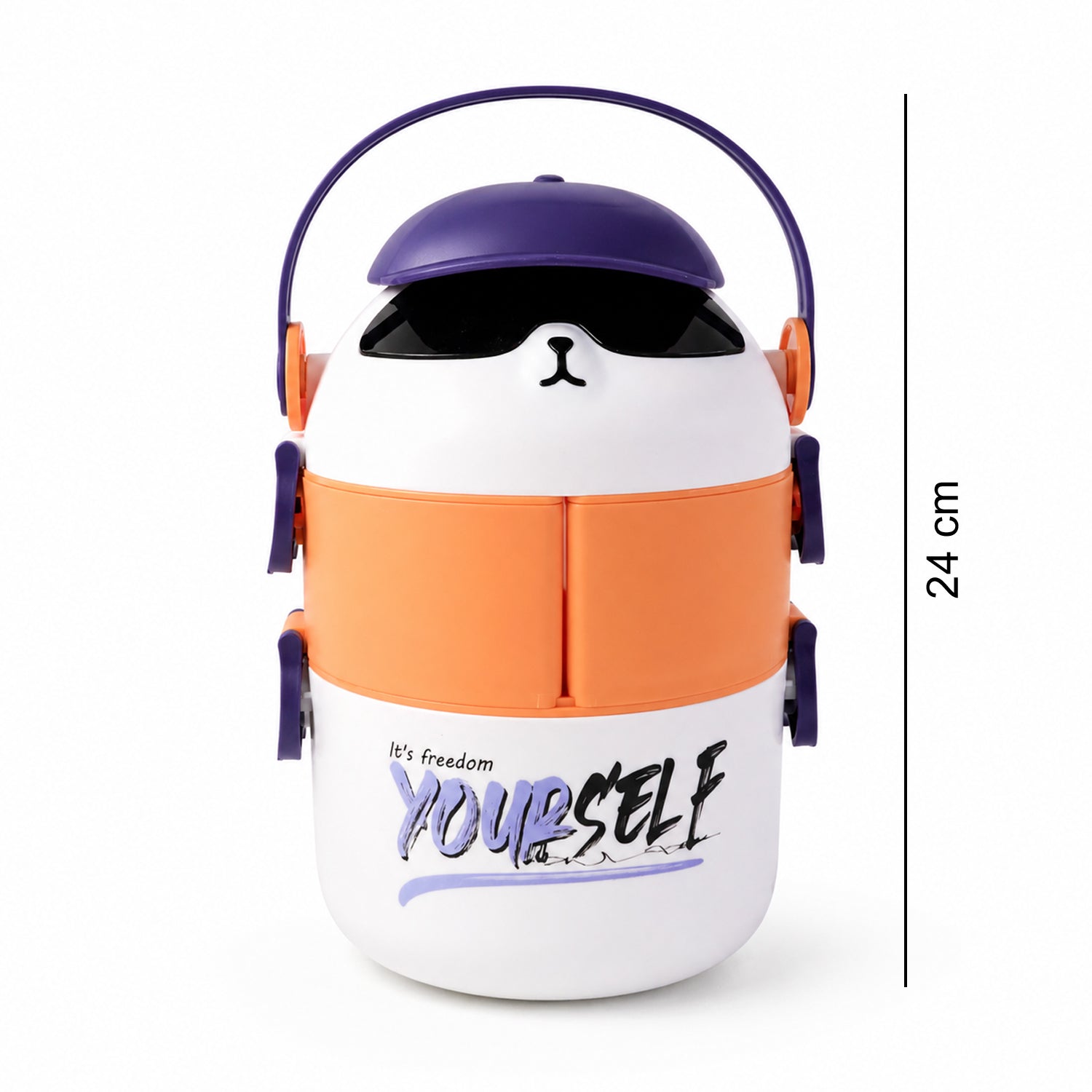double layer lunch box kids cartoon